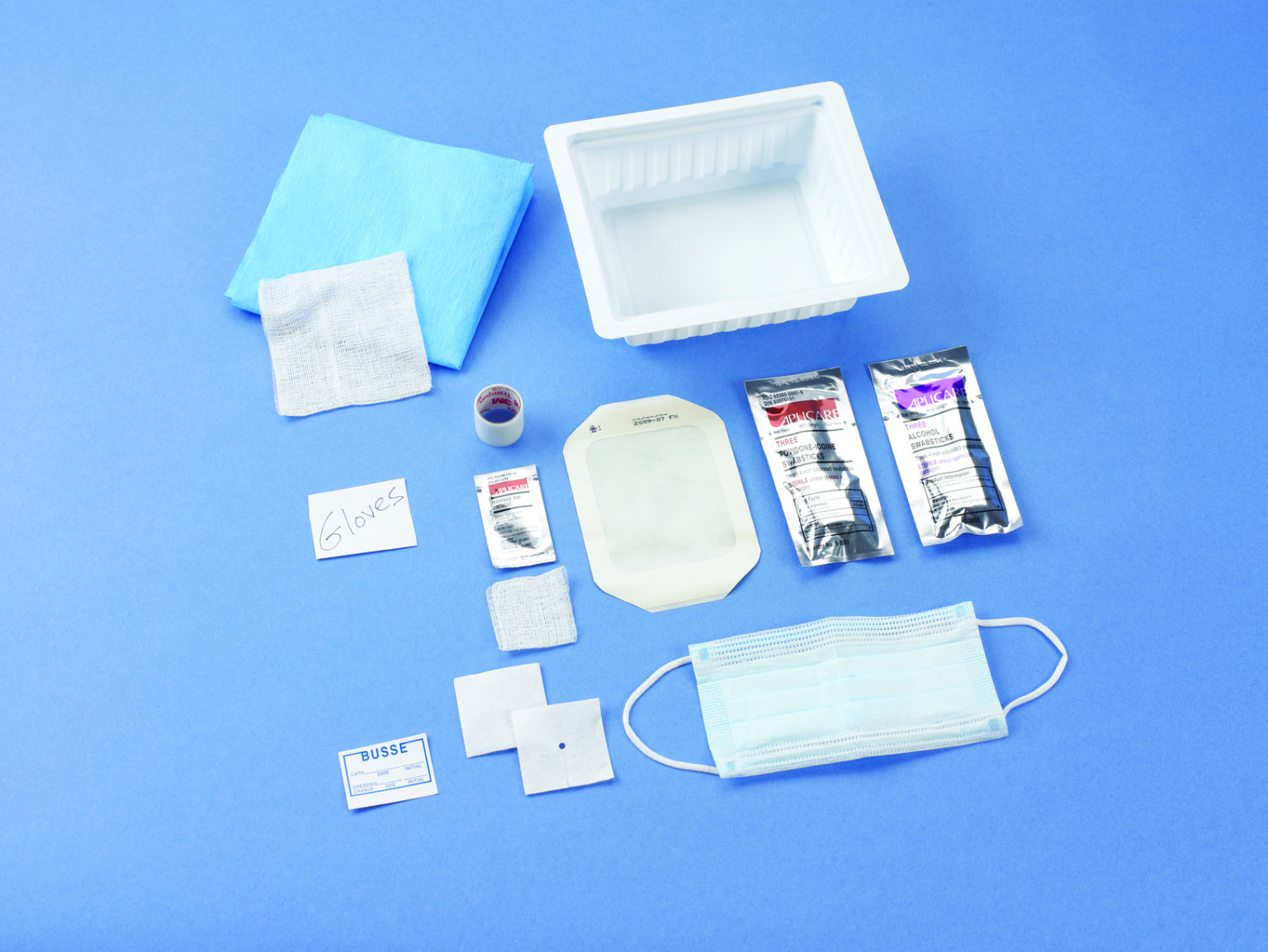 Central Line Dressing Change Kits & Trays to Busse Hospital
